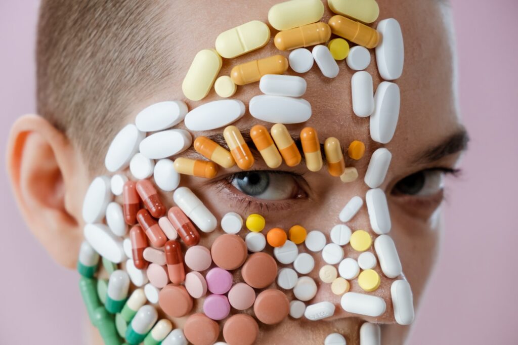 Diferentes suplementos alimenticios para la piel